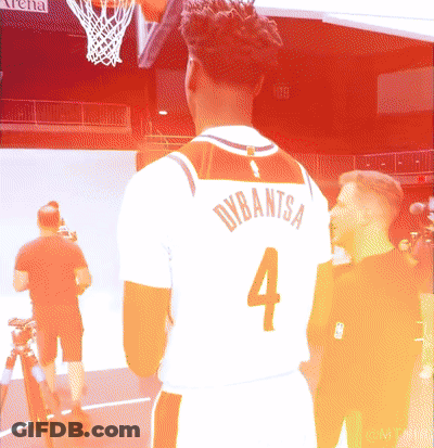 Basketball Player With Number 4 Jersey GIF