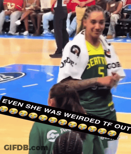 Basketball Player With Number 5 On Shirt GIF