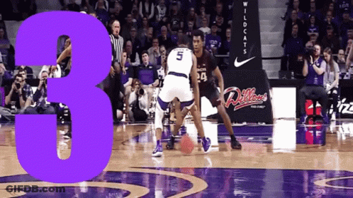 Basketball Player With Number 5 Shirt GIF