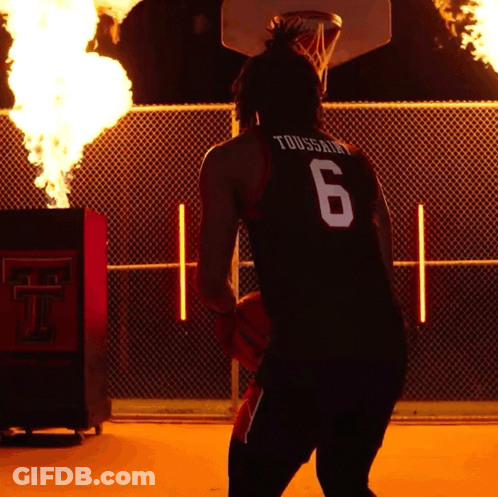 Basketball Player With Number 6 Jersey GIF