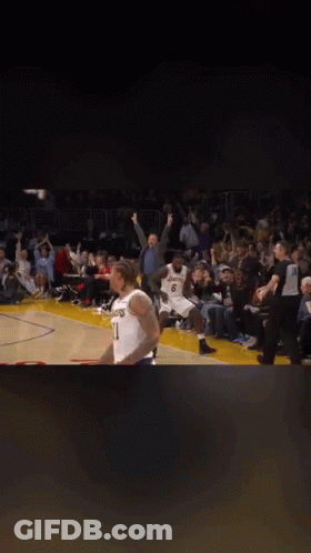 Basketball Player With Number 6 GIF