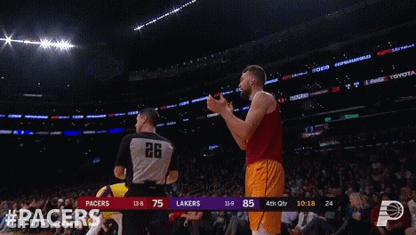 Basketball Player With Pacers Jersey GIF