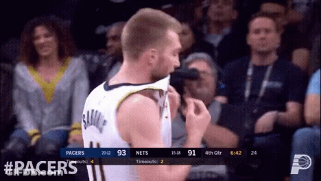 Basketball Player With Pacers GIF