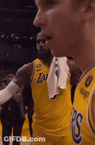 Basketball Player With Towel And Number 6 GIF