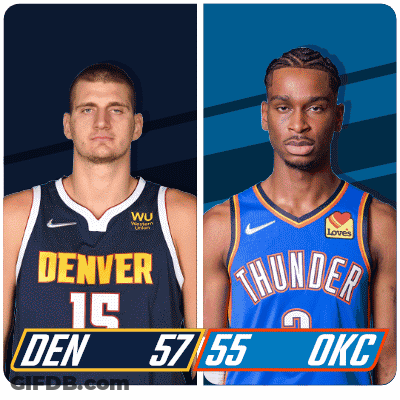 Basketball Players Denver Oklahoma GIF
