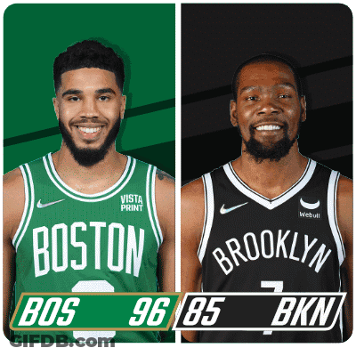 Basketball Players From Boston And Brooklyn GIF