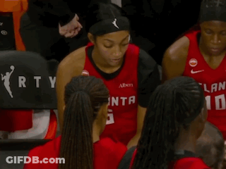 Basketball Players In Red Jerseys Number 10 GIF