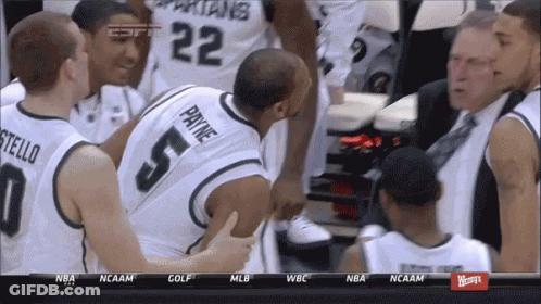 Basketball Players Including Payne Number 5 GIF