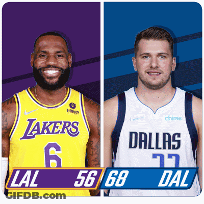 Basketball Players Lakers And Dallas GIF