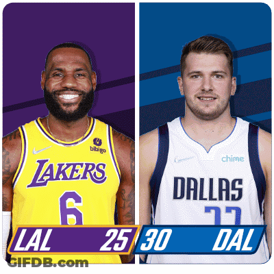 Basketball Players Lakers And Dallas GIF