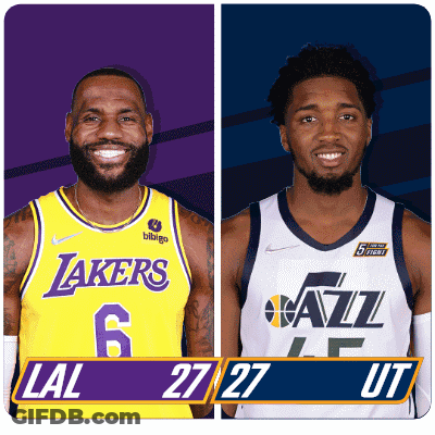 Basketball Players Lakers And Utah GIF