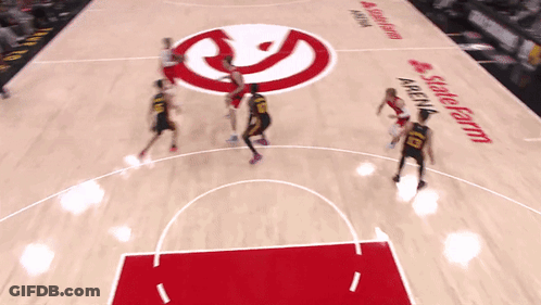 Basketball Players On Court GIF