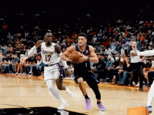 Basketball Players On Court Number 2 Jersey GIF