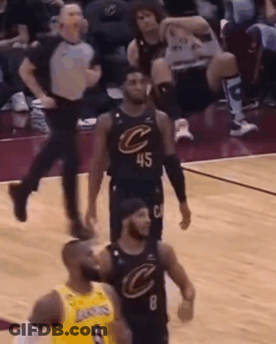 Basketball Players On Court GIF