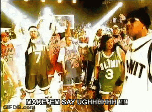 Basketball Players On Court With Number 3 Jersey GIF