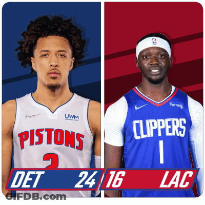 Basketball Players Pistons And Clippers GIF