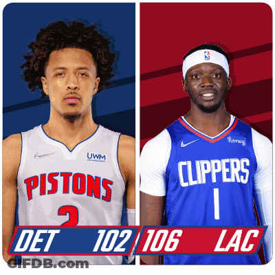 Basketball Players Pistons And Clippers GIF