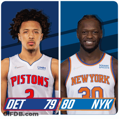 Basketball Players Pistons And Knicks GIF