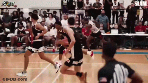 Basketball Players Playing Game GIF