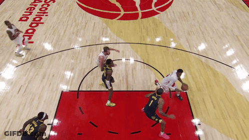 Basketball Players Playing Game GIF