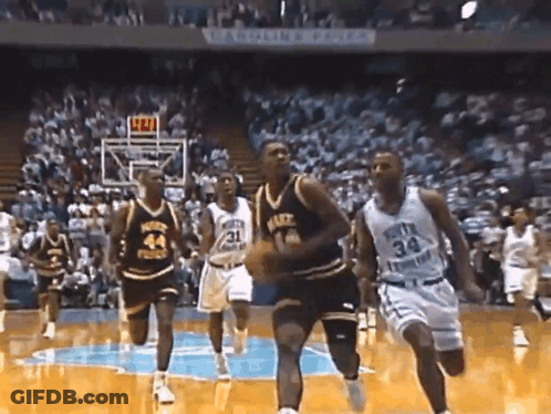 Basketball Players Playing Game Number 34 GIF