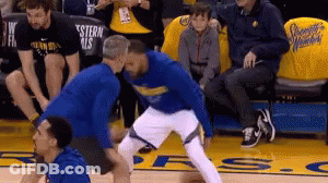Basketball Players Playing Game GIF