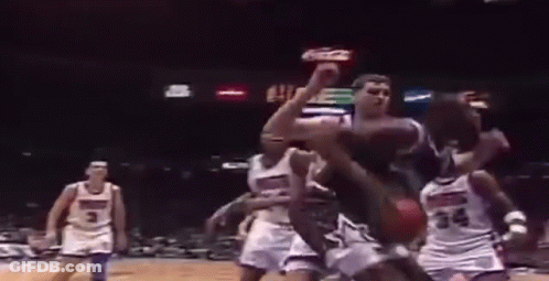 Basketball Players Playing Game GIF