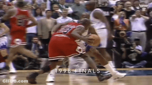Basketball Players Playing On Court GIF
