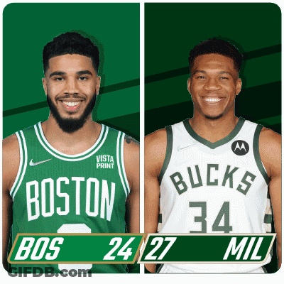 Basketball Players Posing GIF
