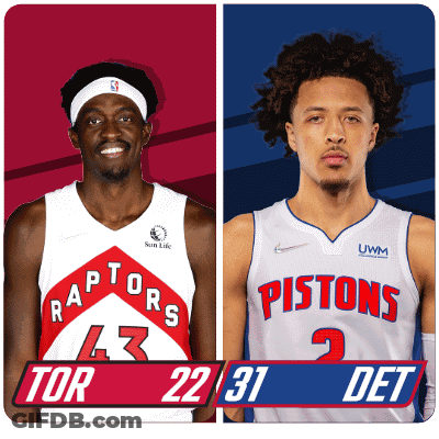 Basketball Players Raptors And Pistons GIF
