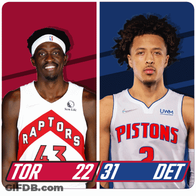 Basketball Players Raptors And Pistons GIF