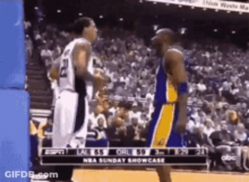 Basketball Players Shaking Hands GIF
