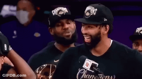 Basketball Players Smiling Together GIF