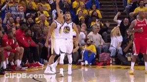 Basketball Players Standing On Court GIF