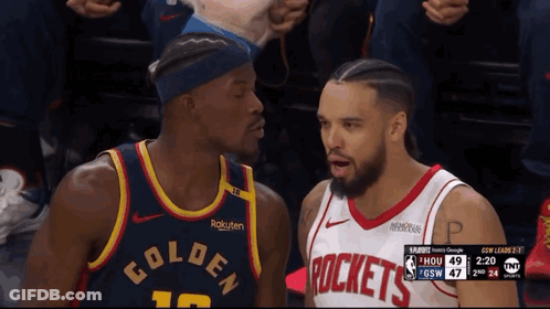 Basketball Players Talking GIF