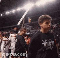 Basketball Players Walking Off Court GIF