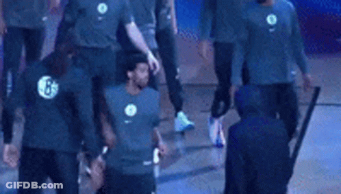 Basketball Players Walking On Court GIF