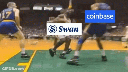 Basketball Players With Coinbase Logo GIF