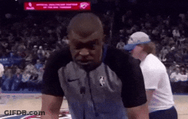 Basketball Referee In Nike Shirt GIF
