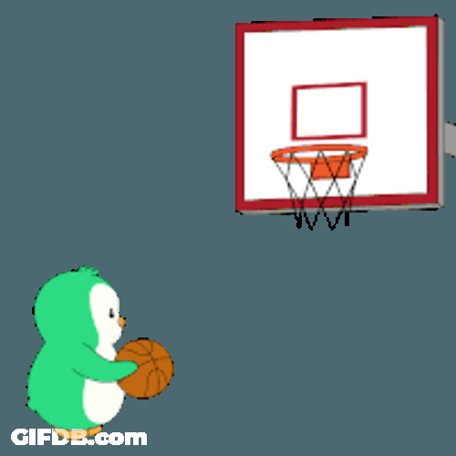 Basketball Shoot Sticker GIF