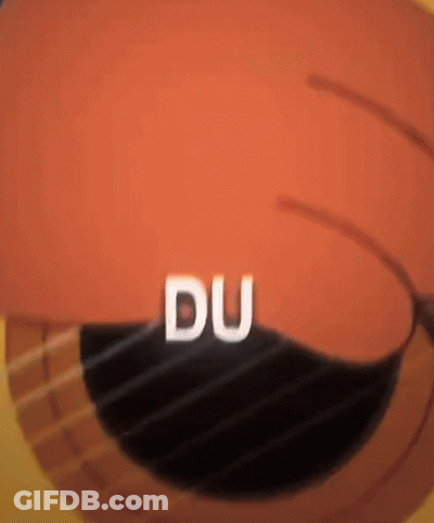 Basketball With Word Du GIF