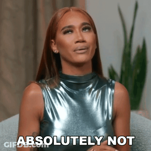 Basketball Wives Morgan Bledsoe Absolutely Not GIF