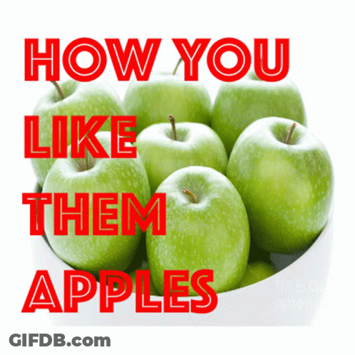 Baskets Under Apple Tree With Hub GIF