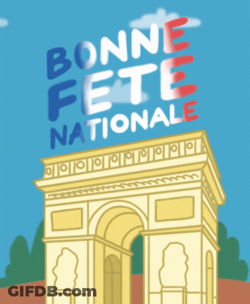 Bastille Day Bonne Fete Nationale GIF