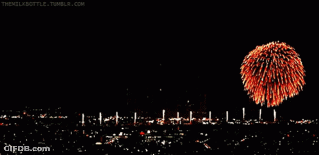 Bastille Day Fireworks GIF