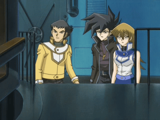 Bastion Misawa And Friends Falling Down GIF