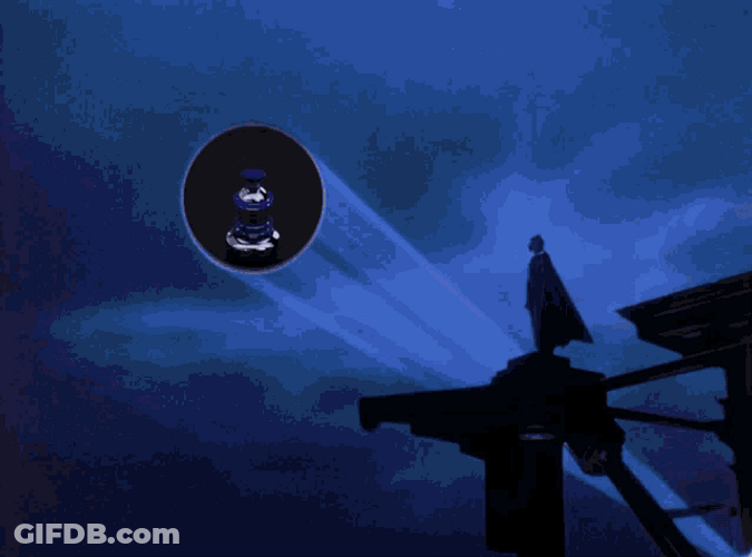 Bat Signal Cool Lamp GIF