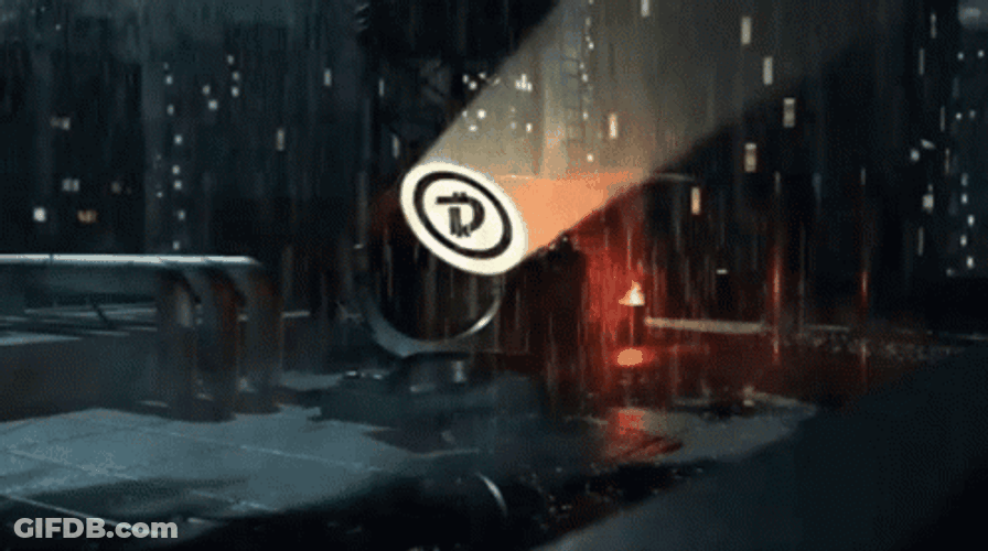 Bat Signal Digibyte Logo GIF