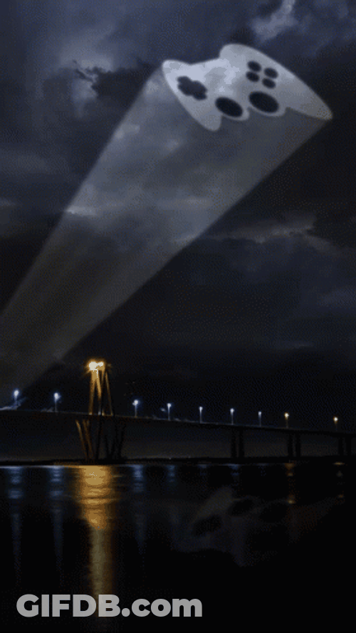 Bat Signal Xbox Gaming Controller GIF