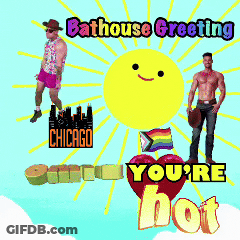 Bathhouse Greeting Card GIF